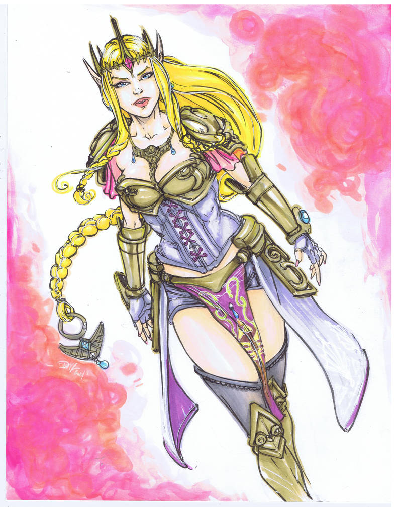 Princess Zelda Color final by Danielleister on DeviantArt