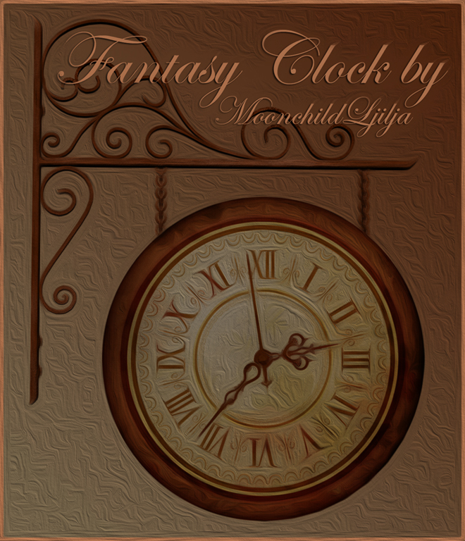 Fantasy Clock by moonchild-lj-stock