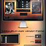 GlassyBum dark version theme