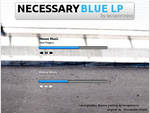 Necessary Blue LP by iacoporosso