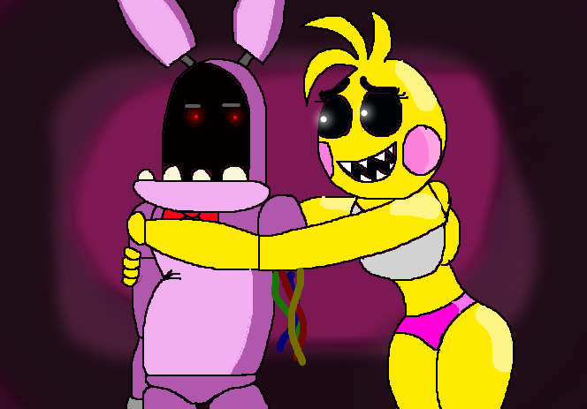 Bunnii🏳️‍🌈 on X: [TW Some blood] . . . Ba-dump, Withered Chica