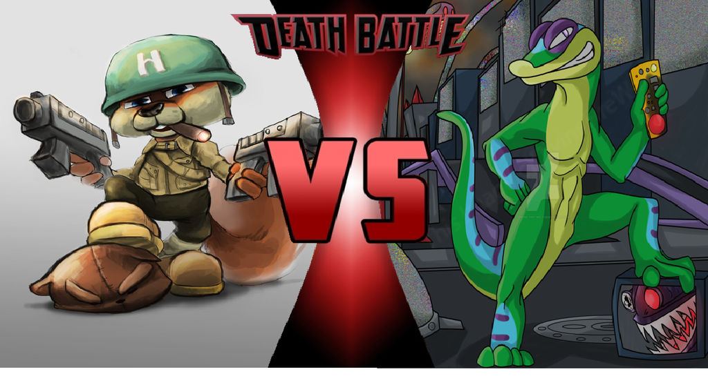 Death Battle: Conker vs Gex by MetaMaster54610 on DeviantArt