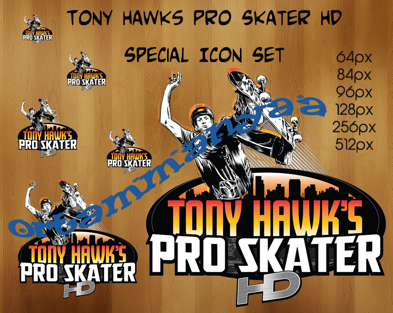 Tony Hawks Pro Skater HD Icon Set