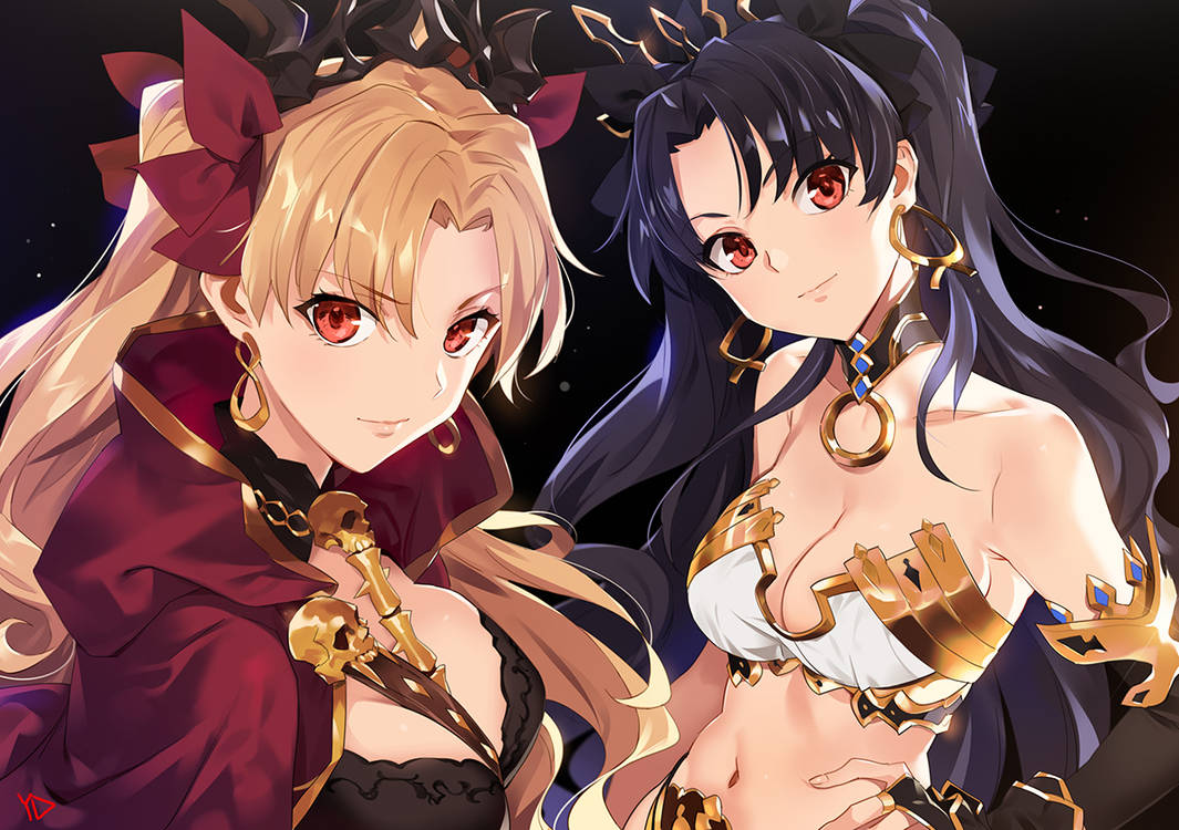 Goddesses Galore Ereshkigal X Male Reader X Ishtar By Strikes2018 On Deviantart