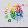 Lionsmane .5 Colorful Rainmeter theme