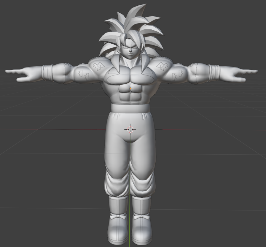 SSJ4 Goku (Daima) Model by Fna423 on DeviantArt