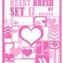 Heart Brush Set II