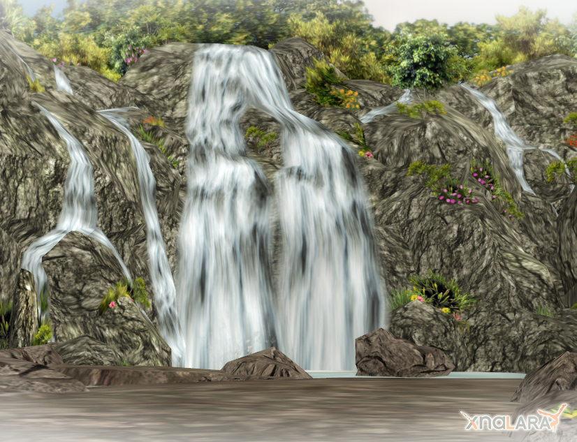Waterfalls Environment by deexie on DeviantArt