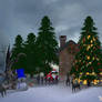 Xmas scenery for XNALara