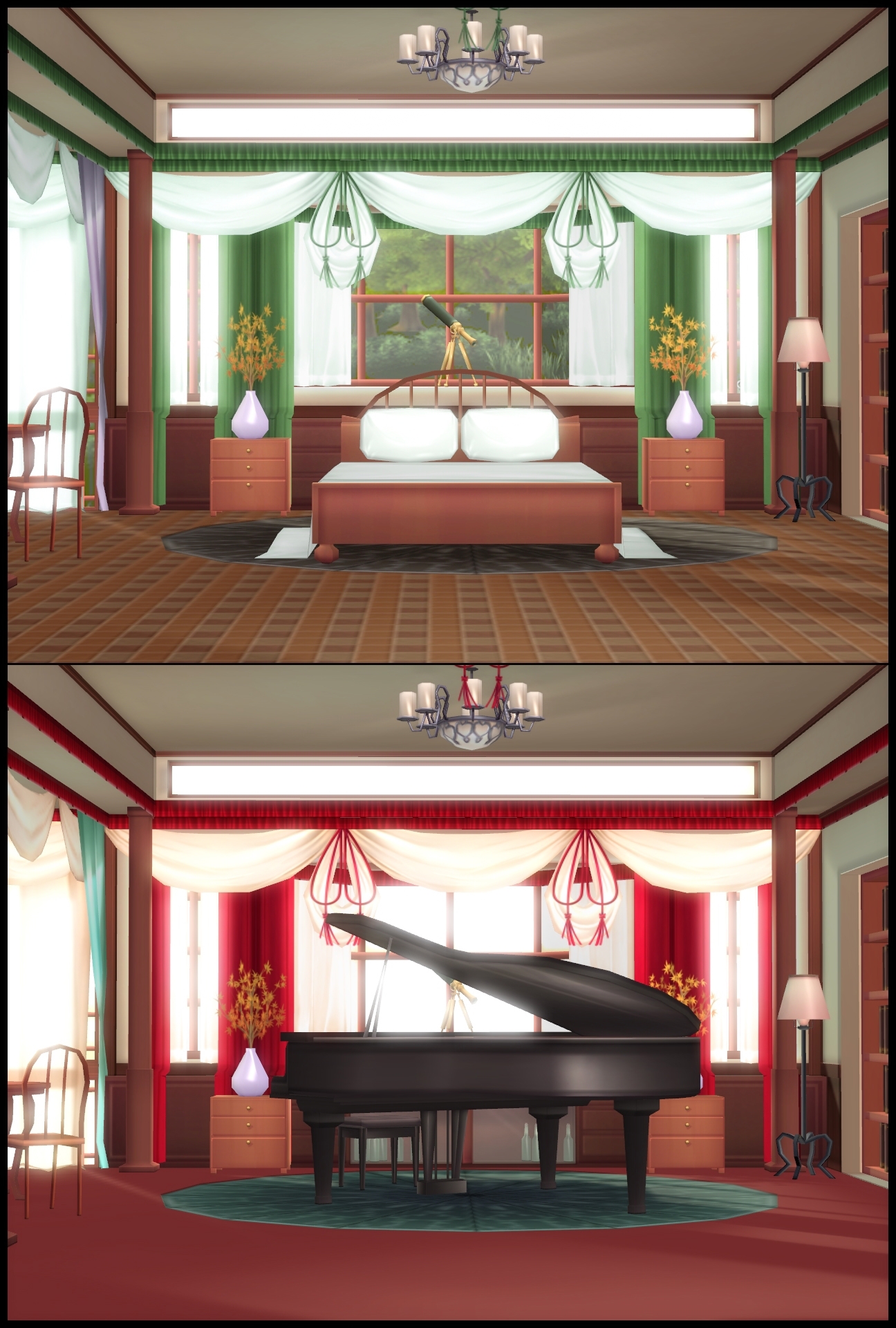 Bedroom 2 Music Room by deexie on DeviantArt