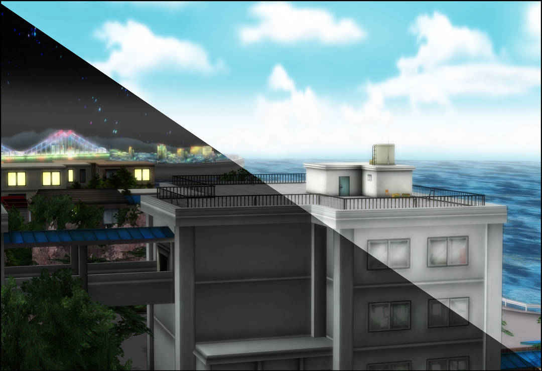 Rooftop Day And Night Xps By Deexie On Deviantart