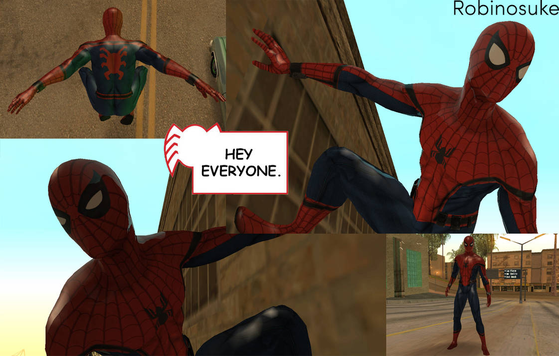 Civil War S Spider Man Gta Sa Skin By Robinosuke On Deviantart