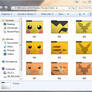 Pokemon Chu! Set 2 of 2 Shiny Folder Icons