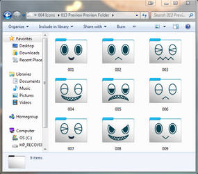 Chao Set 3 of 3 Hero Computer Folder Icons