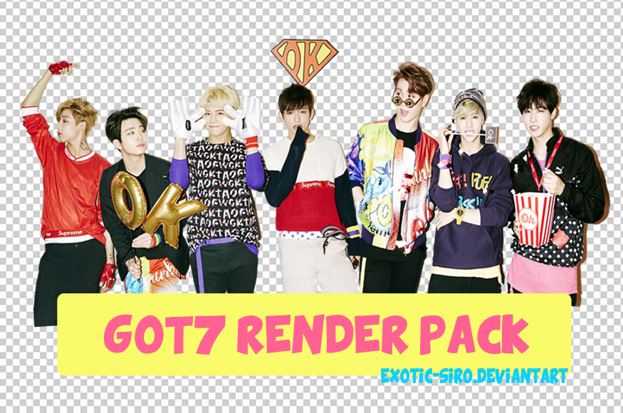 [RENDERPACK24] GOT7 JUST RIGHT PHOTO