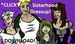 Sisterhood of Mutants Dressup Game by Gothicthundra