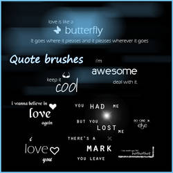 Quote brushes