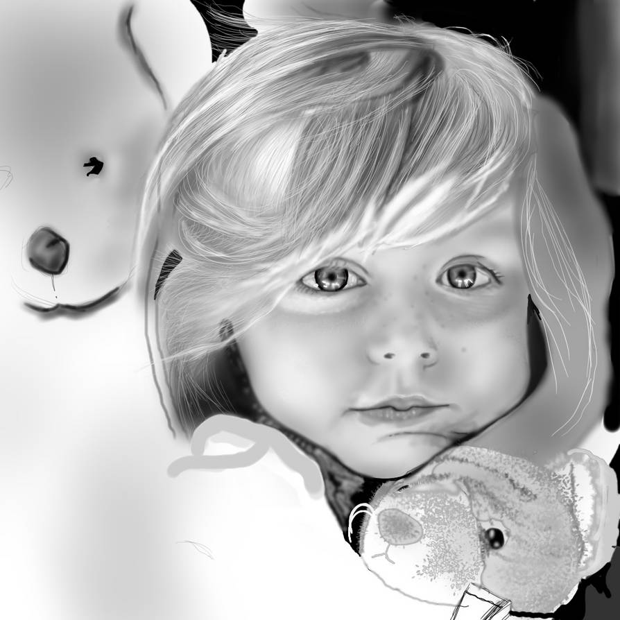 A Girl And Her Bears by DREBEAR1 on DeviantArt
