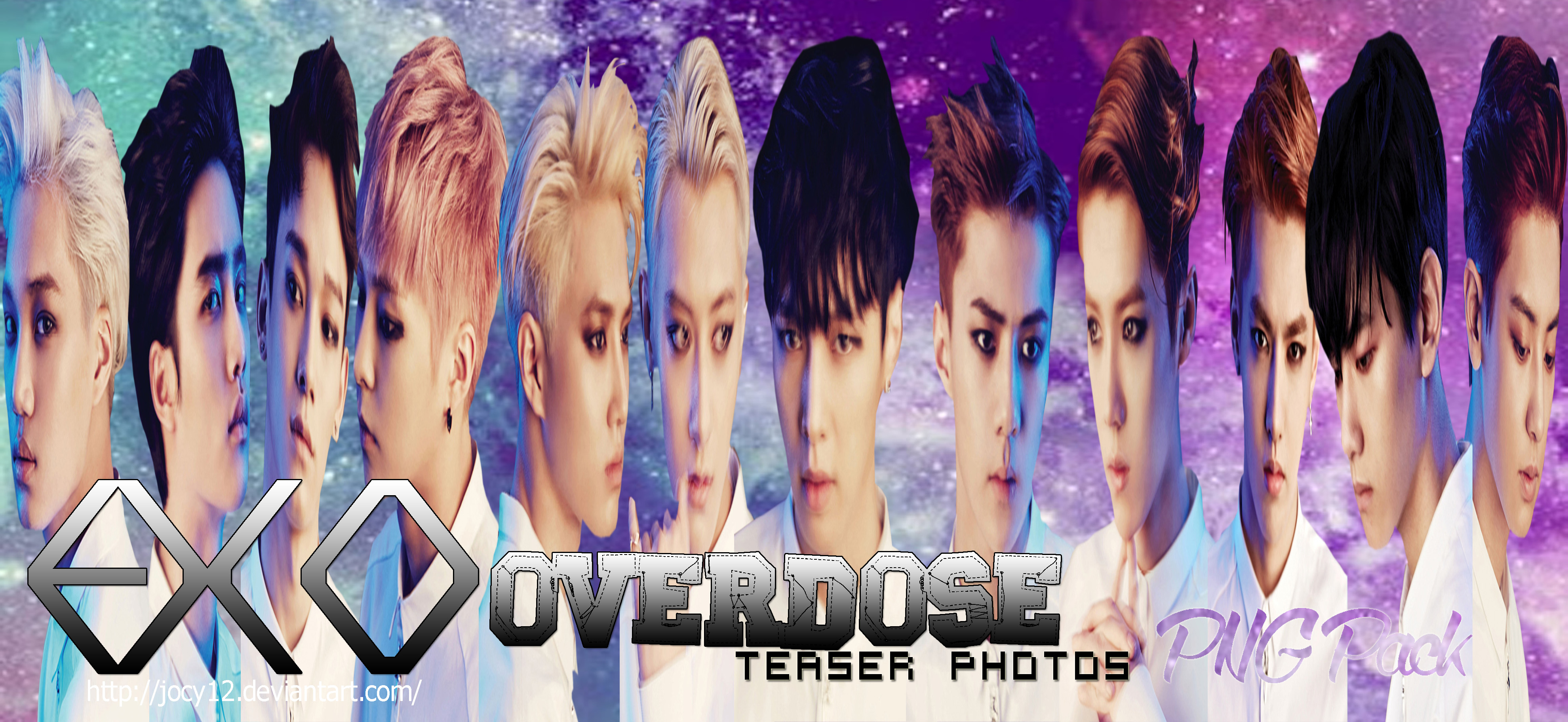 EXO Overdose PNG Pack