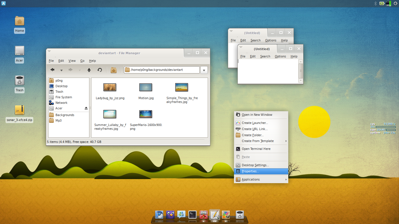 Sonar_3 for XFCE