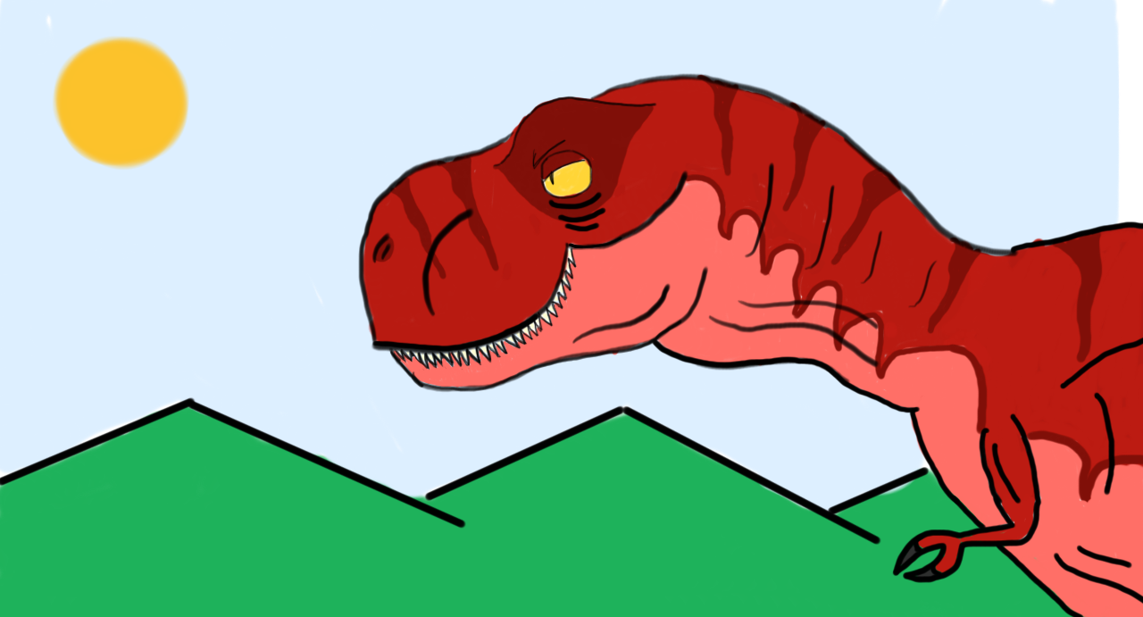 Tyrannosaurus Red by Toon-Rex on DeviantArt