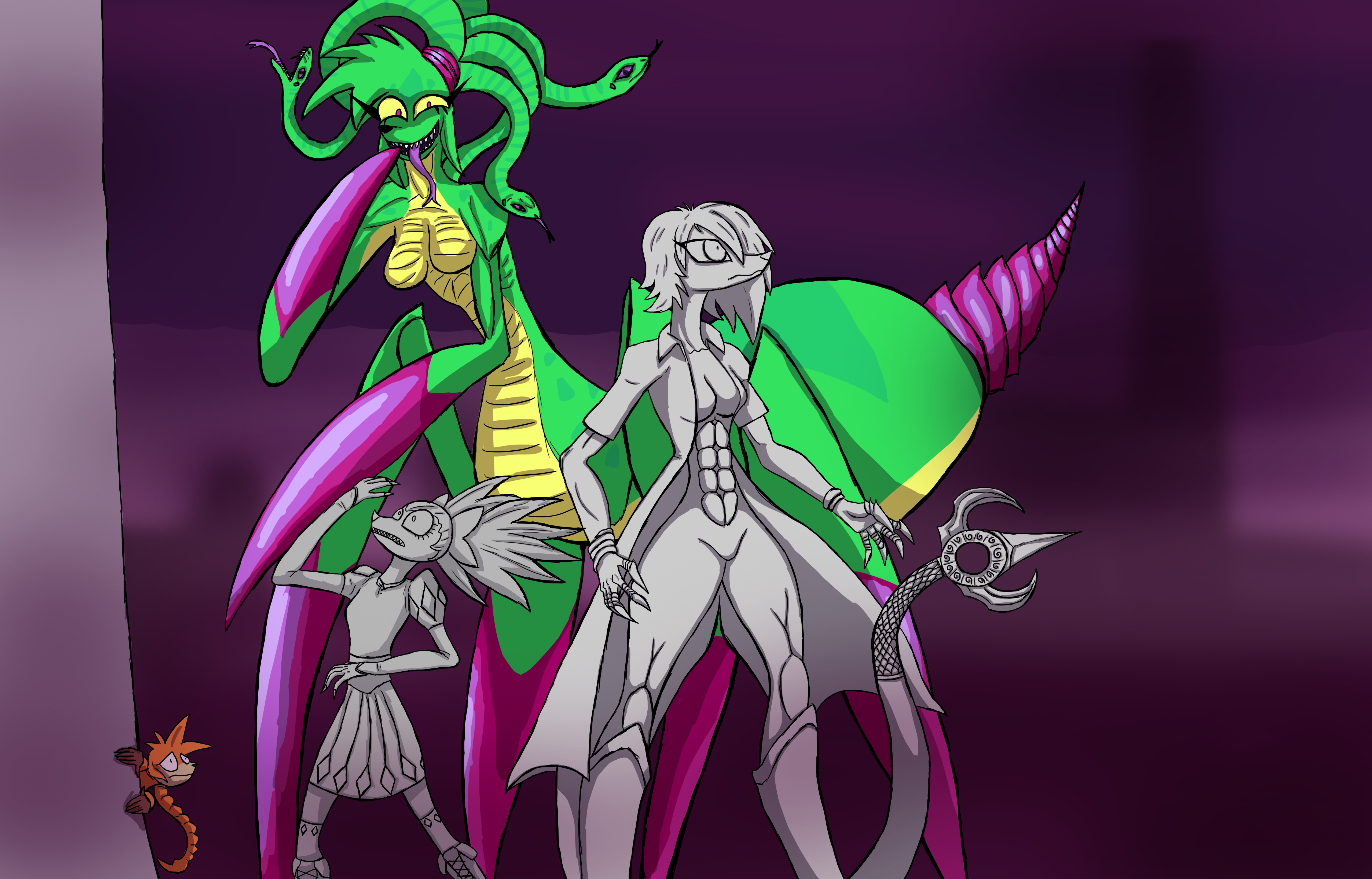 (old art) spaicy gorgon (asfr) by takirkeninvader on DeviantArt