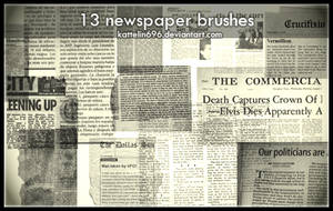 Newspaper Brushes