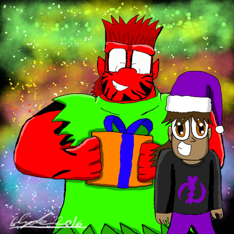 Red Bobo and Clyde Christmas (2016 version) by Africa2000 on DeviantArt