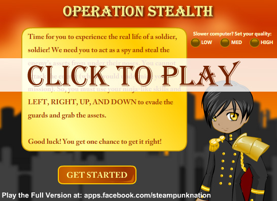 Operation Stealth - Game