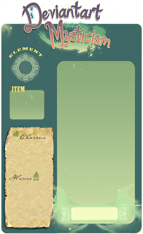DeviantArt Mysticism Template by larynth