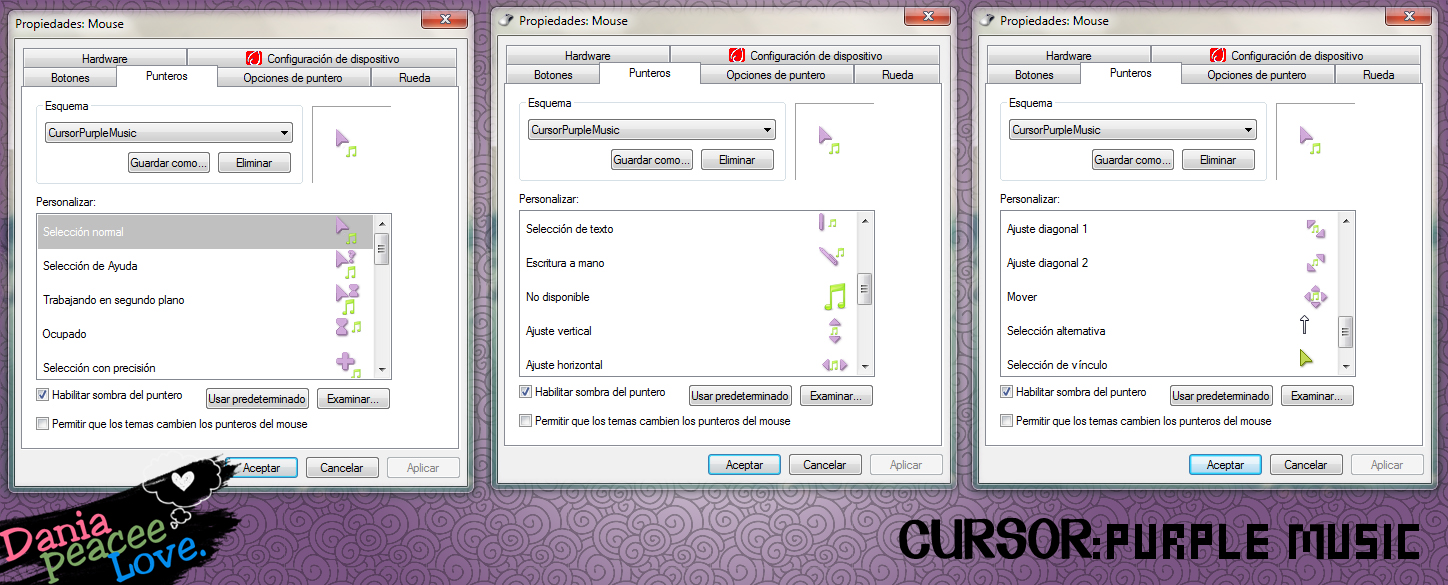 cursor purple music