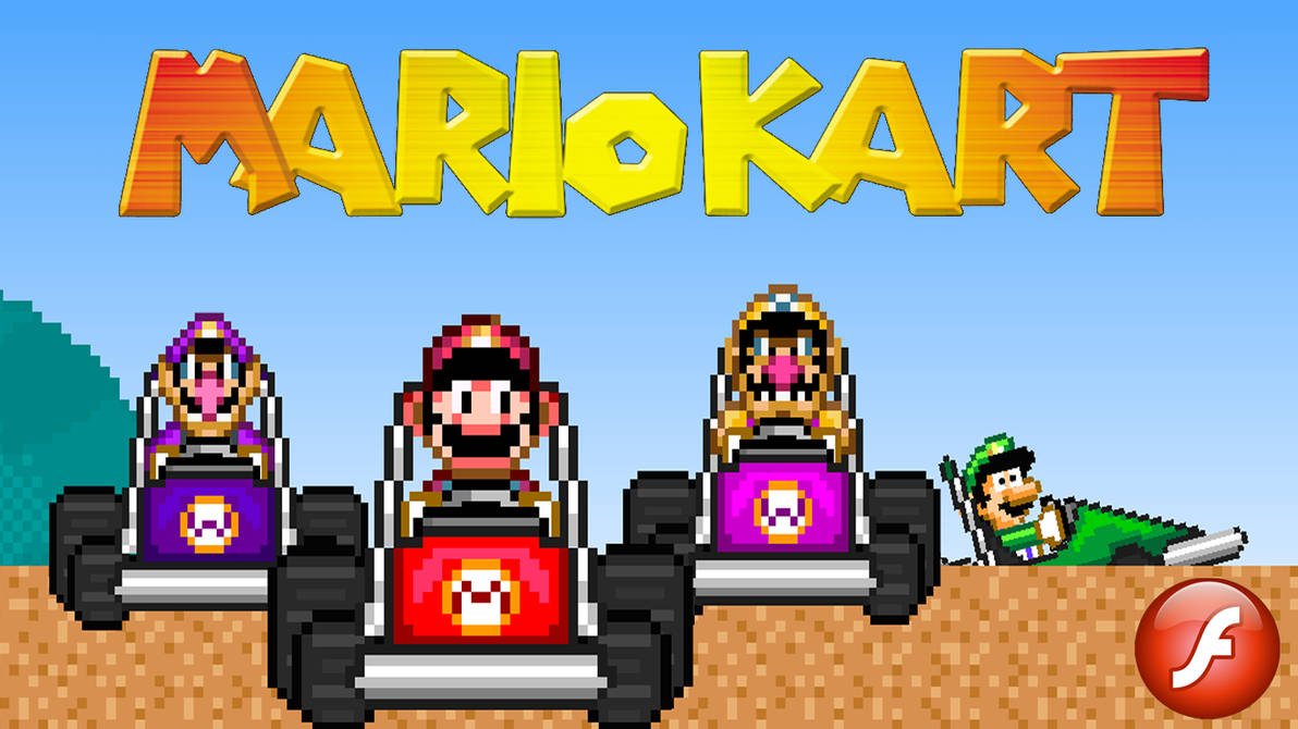 Super Mario Kart Madness Wip Flash Animation By Mshaz On Deviantart