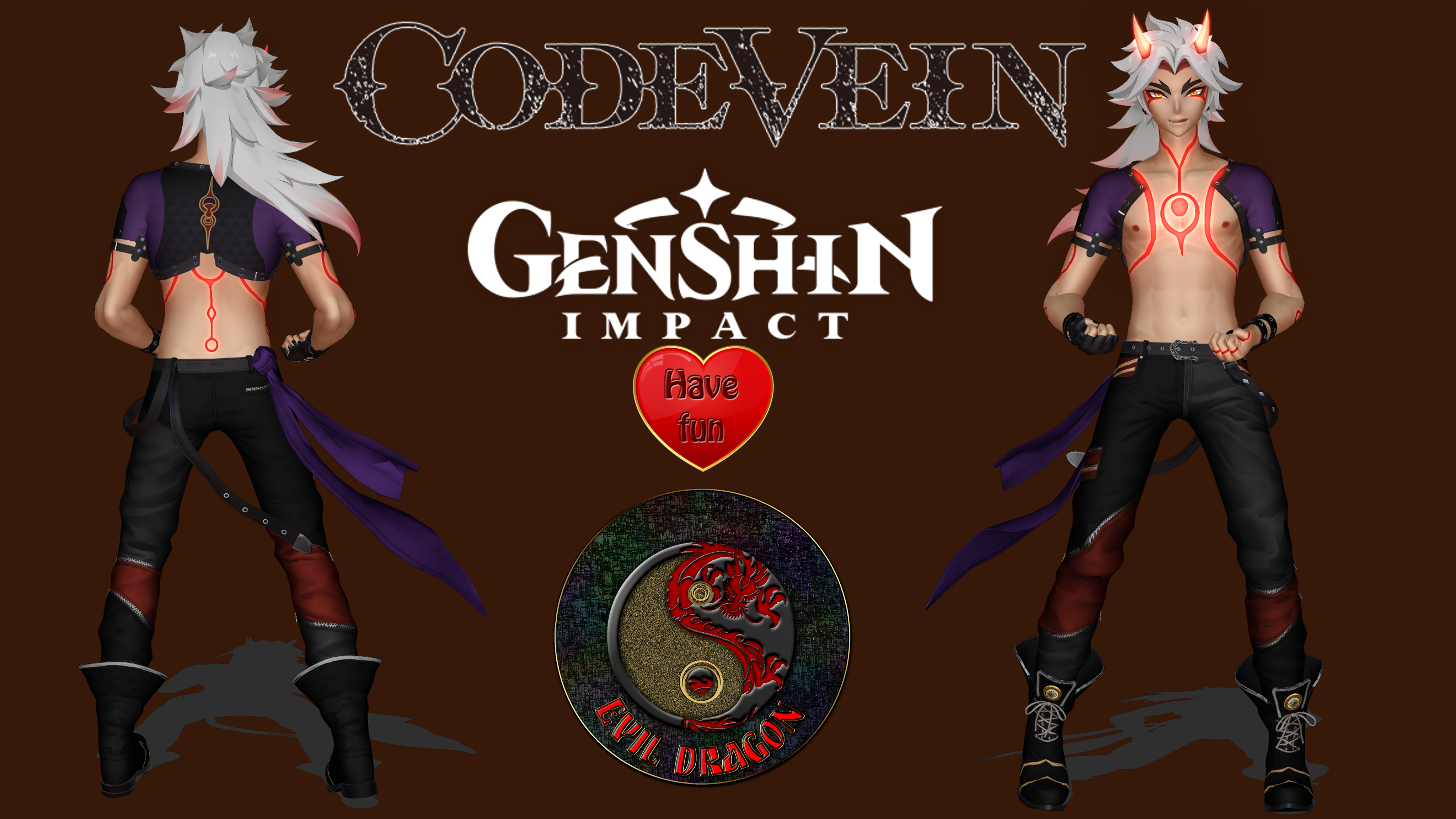 Code Vein - Bare upper body casual wear for Male by ogami4 on DeviantArt