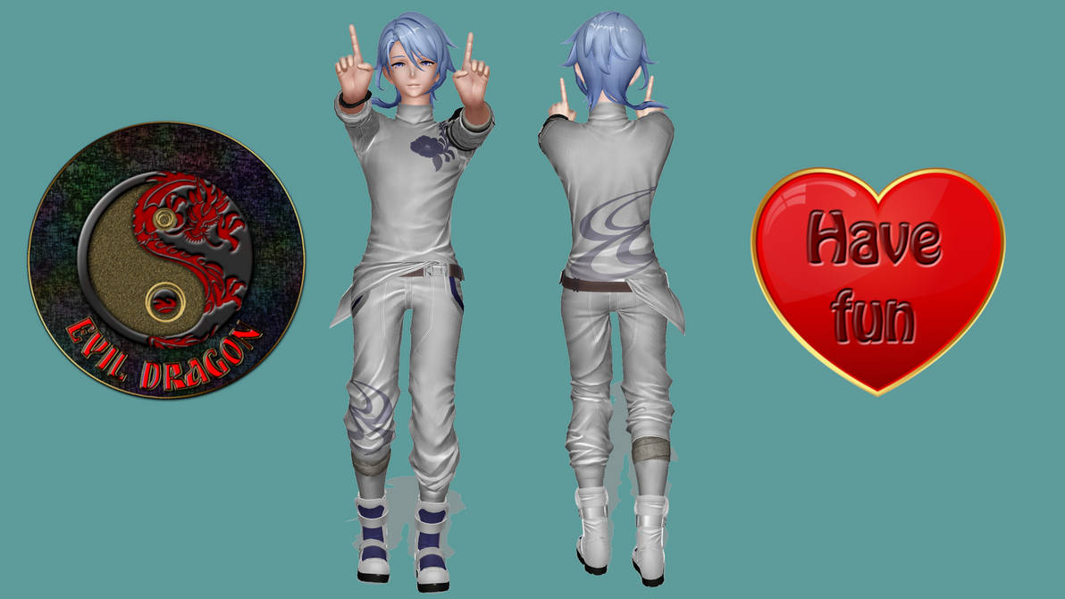 [MMD/CODE VEIN/GENSHIN IMPACT] Ayato DL by EVILDRAGON2546 on DeviantArt