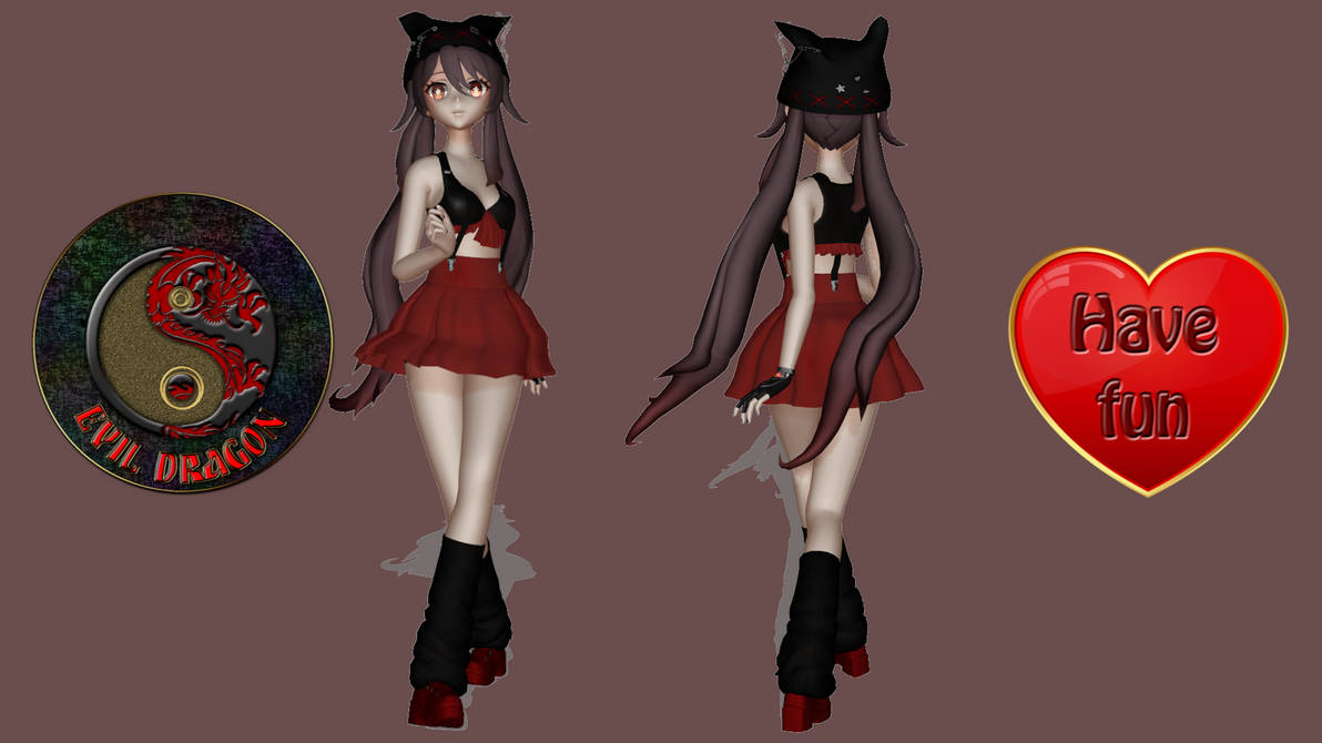 [MMD/GENSHIN IMPACT] Hu Tao DL by EVILDRAGON2546 on DeviantArt