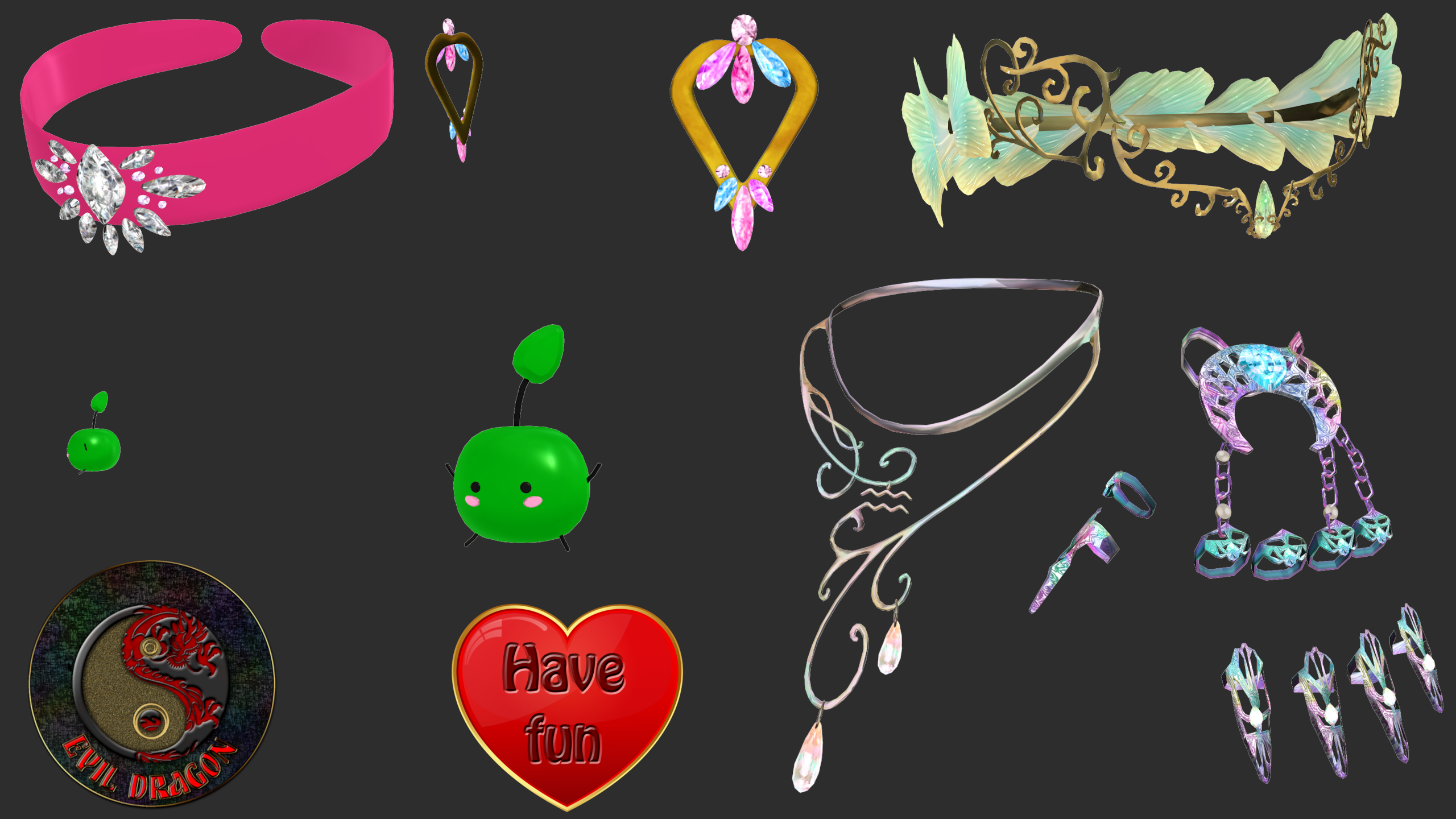 [MMD] Accessories 67 DL by EVILDRAGON2546 on DeviantArt