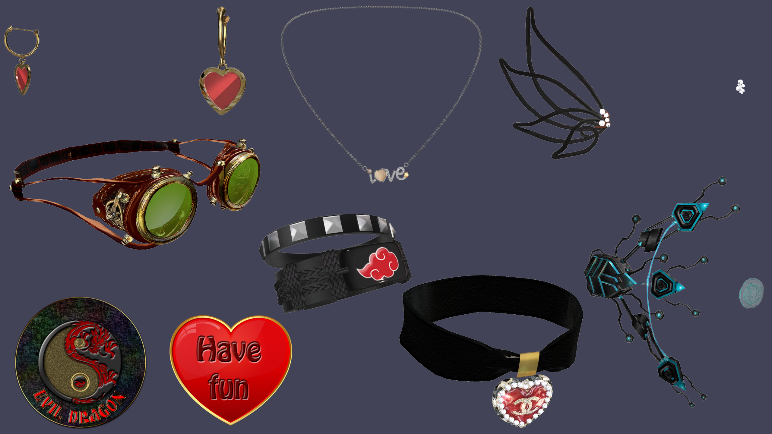 [MMD] Accessories 68 DL by EVILDRAGON2546 on DeviantArt