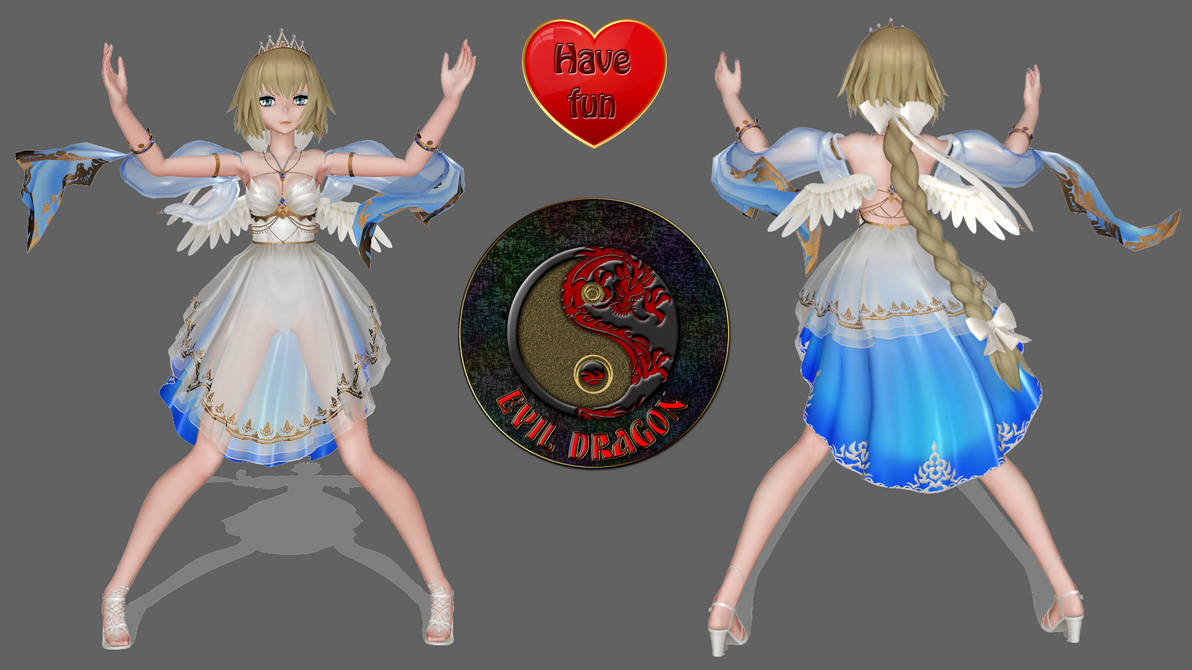 [MMD] Female Model 15 DL by EVILDRAGON2546 on DeviantArt