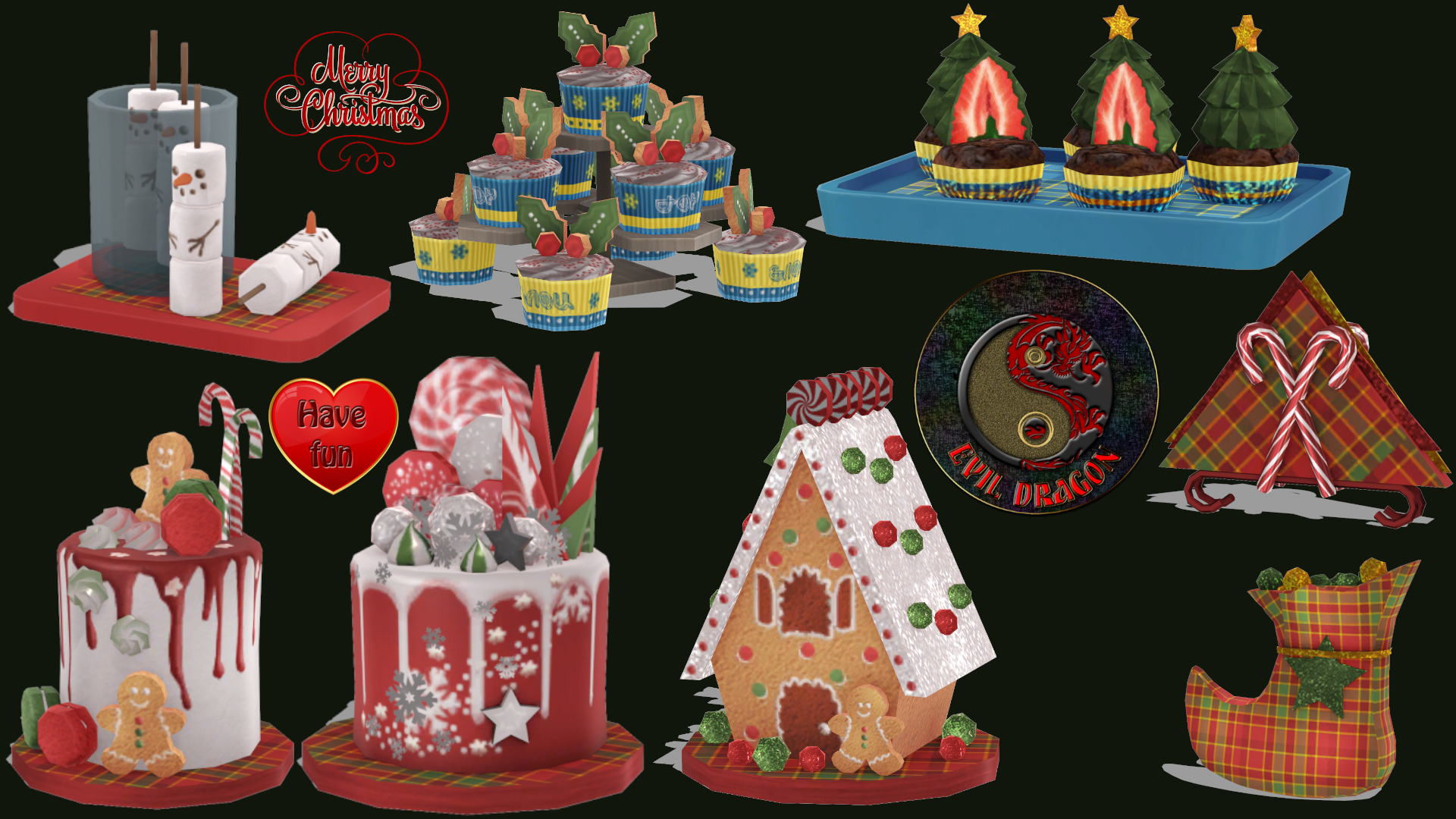[MMD] Christmas food DL by EVILDRAGON2546 on DeviantArt