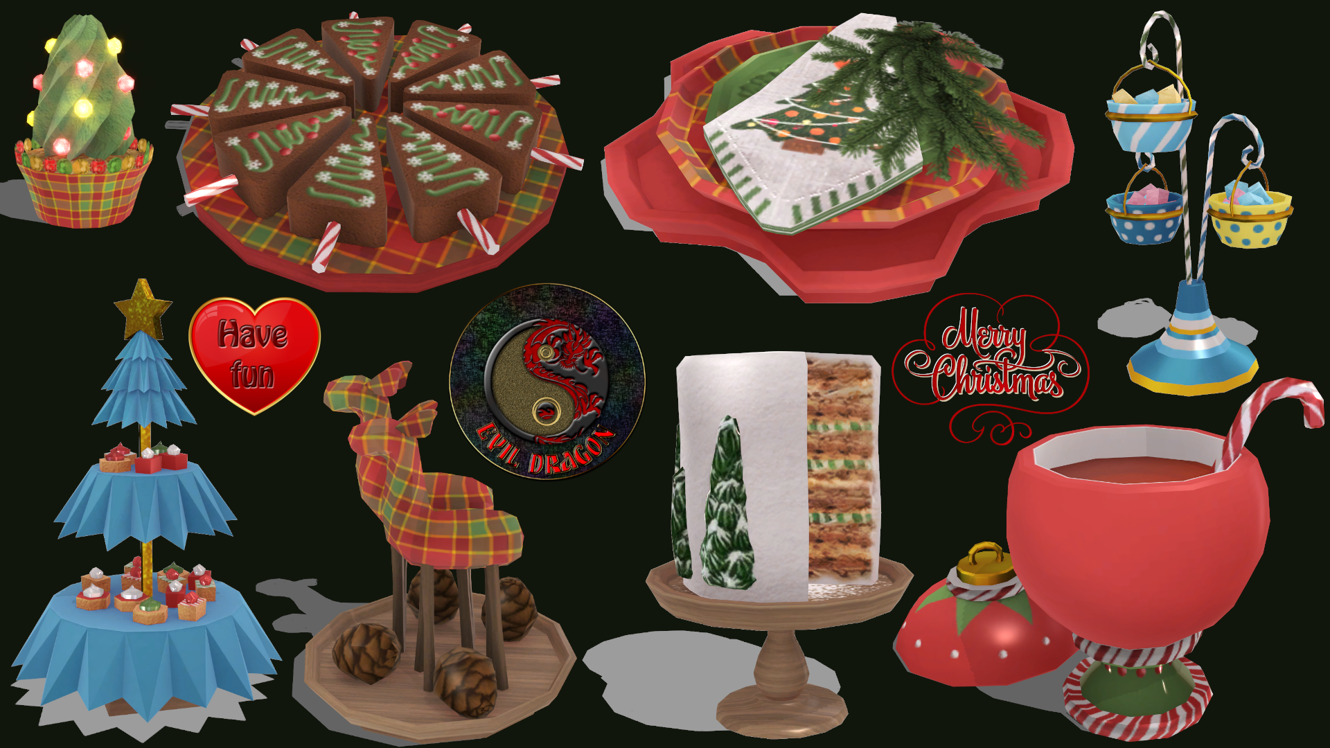 [MMD] Christmas food 2 DL by EVILDRAGON2546 on DeviantArt