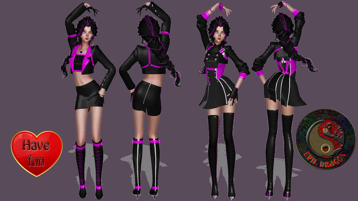 [MMD] Pink Lady DL by EVILDRAGON2546 on DeviantArt