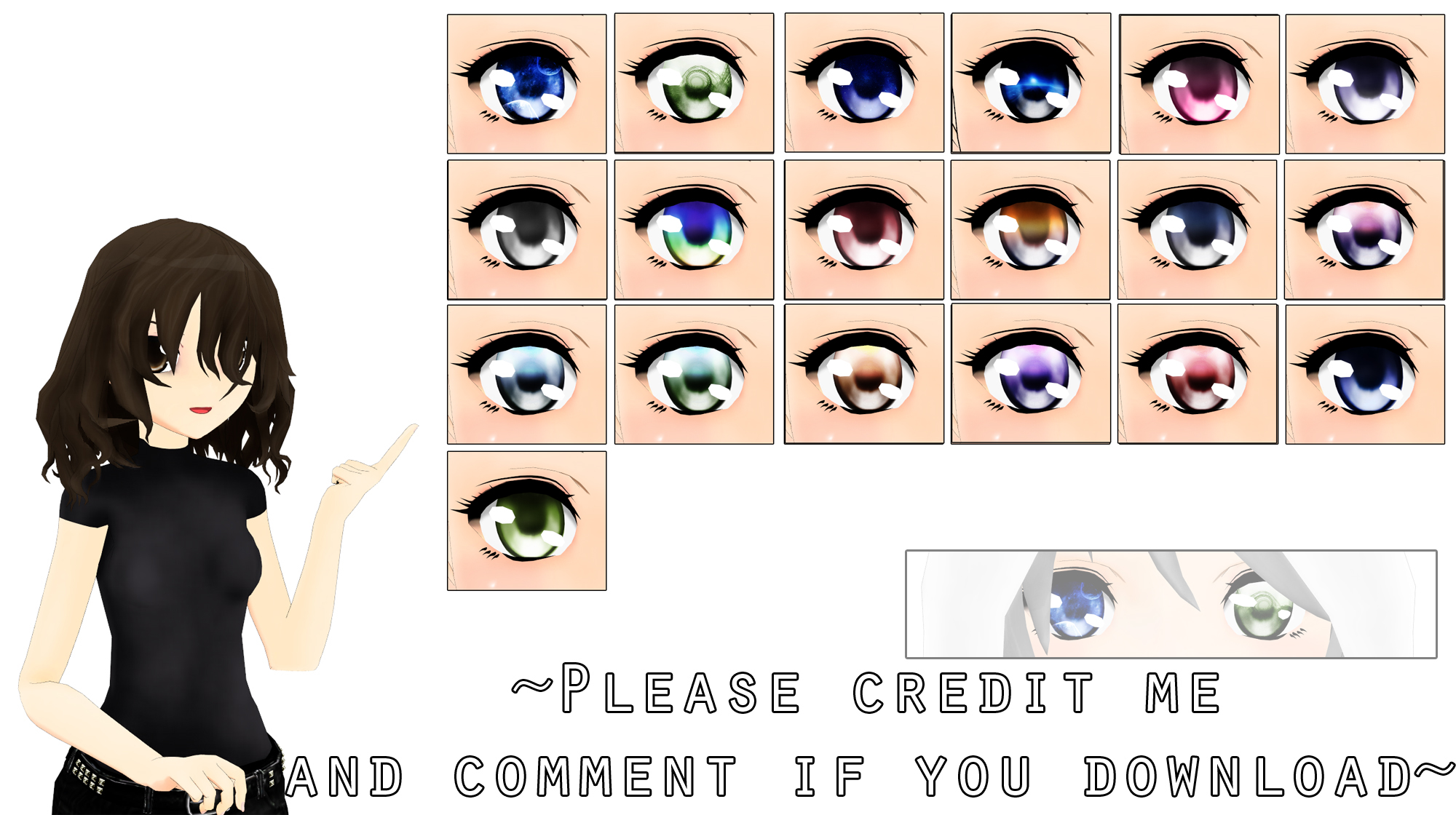 MMD Eyes texture [2] DL