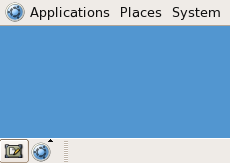 Blue Ubuntu Gnome Icon + Menu