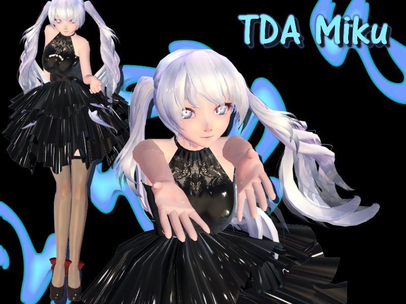 TDA Miku elegant dress by rociineko on DeviantArt
