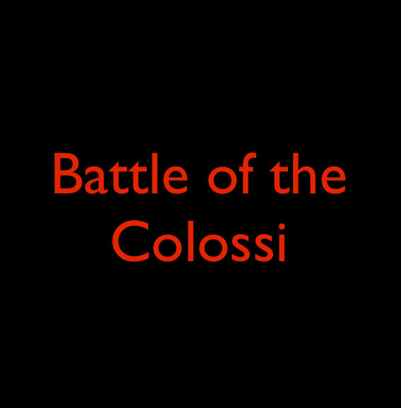 Battle of the Colossus by LedgerTakahashiX on DeviantArt