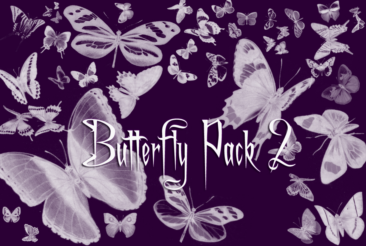 Butterfly Brushes Pack 2
