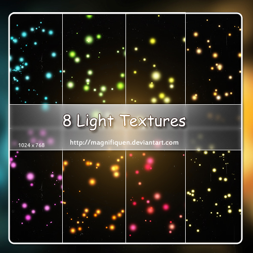 8 Large Light Textures - Pack I