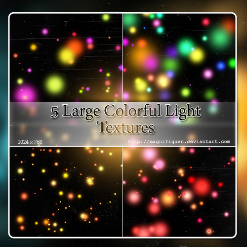 5 Large colorful light textures - Pack II
