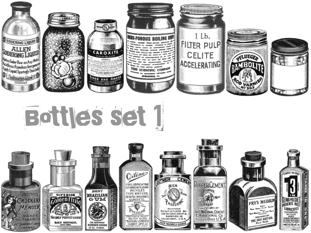 Bottles 1 by TheSarcophagusRoom on DeviantArt