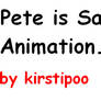 pete is sad cartoon